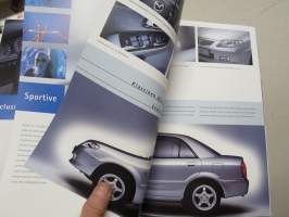 Mazda 323 2001 -myyntiesite / sales brochure