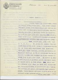 Kymenlaakson Osuusmeijeri Inkeroinen 1920 -  firmalomake