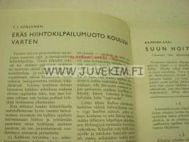 Kouluvoimistelu- ja urheilu 1937 nr 1 -lehti