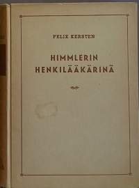 Himmlerin henkilääkärinä.  (Muistelmat, henkilöhistoria, sotahistoria)