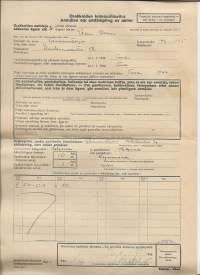 Metsänomistajain Metsäkesku Osakkeiden leimausilmoitus 1946 , Helsinki