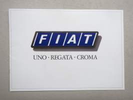 Fiat Uno, Regata, Croma -myyntiesite