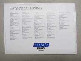 Fiat Uno, Regata, Croma -myyntiesite