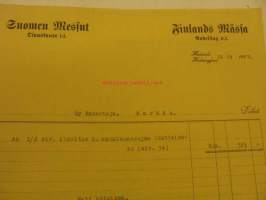 Suomen Messut -asiakirja 21.9.1927 