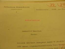 Jalasjoen Osuuskassa Punkalaidun -asiakirja 25.7.1934