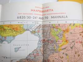 Maaperäkartta Mahnala, Ylöjärvi, Rämsöö, Siuro, Vesilahti, Nokia 6 kpl karttoja yhtenä eränä