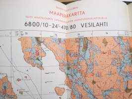 Maaperäkartta Mahnala, Ylöjärvi, Rämsöö, Siuro, Vesilahti, Nokia 6 kpl karttoja yhtenä eränä