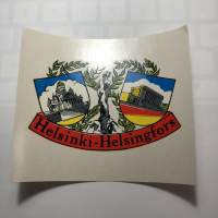 Helsinki - Helsingfors -siirtokuva / vesisiirtokuva / dekaali -1960-luvun matkamuisto