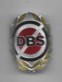 Polkupyörän keulamerkki DBS etumerkki