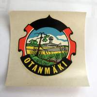 Otanmäki -siirtokuva / vesisiirtokuva / dekaali -1960-luvun matkamuisto