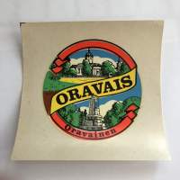 Oravais - Oravainen -siirtokuva / vesisiirtokuva / dekaali -1960-luvun matkamuisto