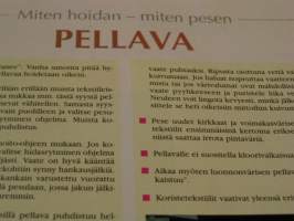 tekstiilien hoito.tietoa vaatteiden ja  kodin tekstiilien hodosta,