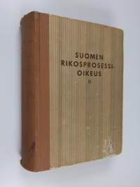 Suomen rikosprosessioikeus 2