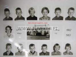 Suurilan koulu 1962-1963 luokat 1-3 -valokuva