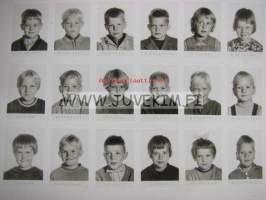 Suurilan koulu 1962-1963 luokat 1-3 -valokuva