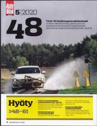 Auto Bild Suomi 5/2020. Rengasextra:50 kesärengasta testissä 245/45 R 18. Uusimmat vanteet. Vertailu MB GLB vs. Seat Tarraco ja VW Tiguan. Katso muu sisältö kuvasta