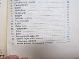 Maatalousmittausoppi kansakoulun jatkokursseja, kansanopistoja, maanviljelys- japuutarhakouluja sekä itseopiskelua varten, mukana tuloskirja