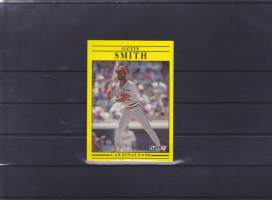 Fleer &#039;91 baseball card 646 Ozzie Smith. Erittäin siisti baseball -keräilykortti!