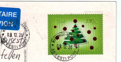 Joulukorttti Osmo,OMPPU Omenamäki.Julkaisu 4/ 2006. Kulkenut  Virosta Suomeen 9.12.2020
