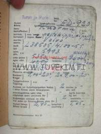 Volvo L38505/4100 vm. 1955 kuorma-auto -rekisteriote
