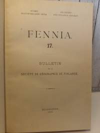 Atlas de Finlande,  Texte, Fennia 17