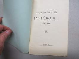 Turun Suomalainen Tyttökoulu 1909-1910 vuosikertomus - Taiteilija Elias Muukan (Muukka) matkakertomus piirustus- ja kaunokirjoitusmetoodin tutkimuksia varten