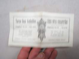 Turun Uusi Kelloliike - Åbo Nya Uraffär -kellon huolto- / takuukuitti, 19.12.21916