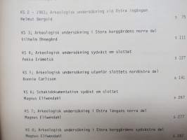 Kastelholms slott - Arkeologiska undersökningar 1982 och 1983