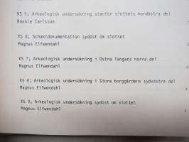 Kastelholms slott - Arkeologiska undersökningar 1982 och 1983
