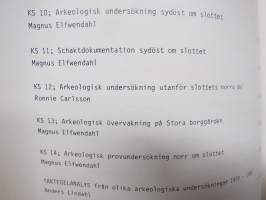 Kastelholms slott - Arkeologiska undersökningar 1982 och 1983