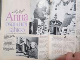 Me Naiset 1978 nr 13, 30.3.1978, Aira Samulin muotishow, Olavi ja Annikki Mattila, Reijo Karvonen, Ginseng, Silja Mellanen, ym.