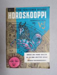 Horoskooppi 1959 nr 1 tammikuu -ennustuksia ja tulkintaa