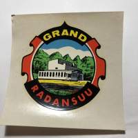 Grand - Radansuu -siirtokuva / vesisiirtokuva / dekaali -1960-luvun matkamuisto