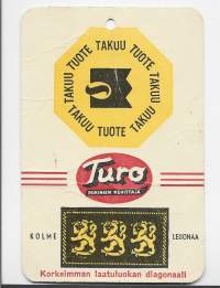 Turo Kolme leijonaa -  mainos