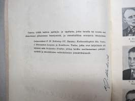 Turun Teknillinen Opisto II kurssi 1946-1948 - Kurssijulkaisu-vuosikirja, matrikkelitiedot valmistuneista valokuvineen