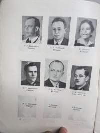 Turun Teknillinen Opisto II kurssi 1946-1948 - Kurssijulkaisu-vuosikirja, matrikkelitiedot valmistuneista valokuvineen