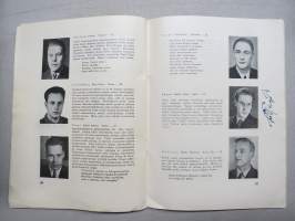 Turun Teknillinen Opisto II kurssi 1946-1948 - Kurssijulkaisu-vuosikirja, matrikkelitiedot valmistuneista valokuvineen