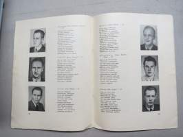 Turun Teknillinen Opisto II kurssi 1946-1948 - Kurssijulkaisu-vuosikirja, matrikkelitiedot valmistuneista valokuvineen