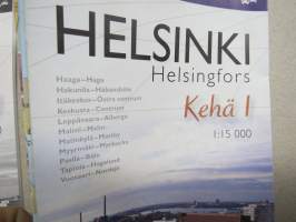 Helsinki - Genimap kaupunkikartat Kehä I -kartta- ja osoitekirja