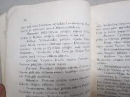 Tärkeimmät lainsäännökset jotka tarkoittavat luvattoman tavarankuljetuksen (=salakuljetuksen) estämistä ulkomaan merenkulussa 1907