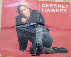 Joe Mc Intyre / Chesney Hawkes-  juliste  taitettu kirjekokoon