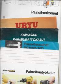 Paineilmatyökalujen esitteitä neljänneskilo - tuote-esite  n 1980 l