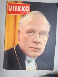 Viikko-Sanomat 1960 nr 7, 12.2.1960, Piispa Martti Simojoki, Kokeilukoulut tienviittoina, Algerian kapina, Davos MM-luistelut, Tarvaspää museoksi, ym.