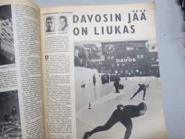 Viikko-Sanomat 1960 nr 7, 12.2.1960, Piispa Martti Simojoki, Kokeilukoulut tienviittoina, Algerian kapina, Davos MM-luistelut, Tarvaspää museoksi, ym.