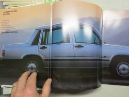 Volvo 740 -myyntiesite, ruotsinkielinen