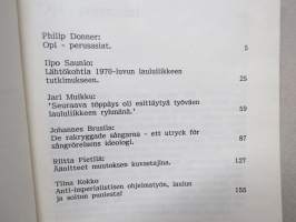 Äänetön pauhu. - Hahmotelmia 70-luvun poliittisesta laululiikkeestä