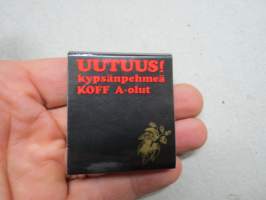 Koff kypsänpehmeä A-olut -mainostikkuvihko / tikkuaski
