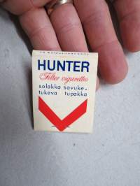 Hunter tupakka -mainostikkuvihko / tikkuaski