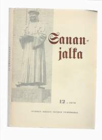 Sananjalka : Suomen kielen seuran vuosikirja. 12KirjaSuomen kielen seura 1970.