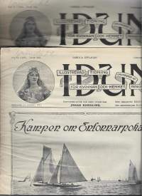 Idun 1912 nr 34 ja 35  Illustrerad tidning för kvinnan och hemmet